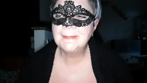 Mature BBW solo posing on webcam