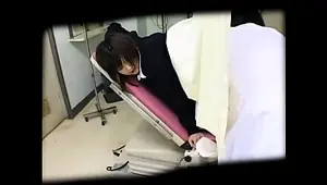 Pretty babe has a horny doctor burying himself deep inside