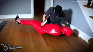 Claire Irons Mummified for Orgasms