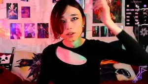 Katie amateur brunette girl toying pussy with a vibrator
