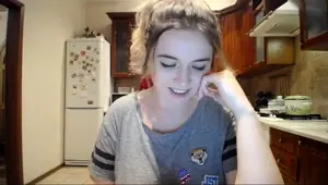 Sensual blonde with big boobs in sexy lingerie does blowjob