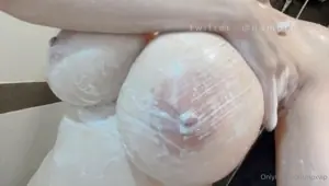 Great Big Boobs On Masturbating Redhead