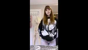 Pale amateur teen brunette Lynn Love