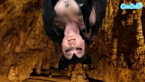 Camsoda Bat costume slut goes solo