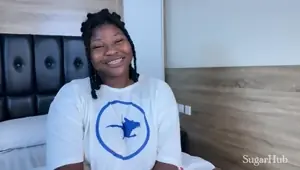 African Chubby Girl Longs For Dick
