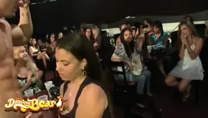 DANCING BEAR Horny Party Girls Suck Every Cock In Sight And Get Covered In Cum By The End Of The Night