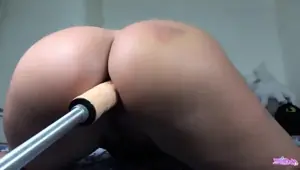 The Fuck Machine Fucks My Pussy And Ass, And I Squirt At The Same Time