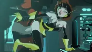 Animation of a hot babe