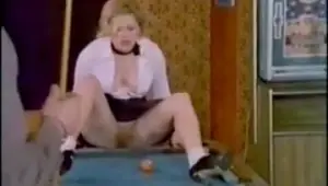 German sex on the pool table