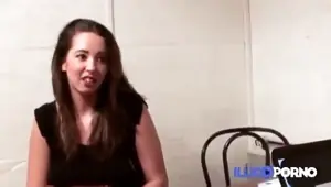 Busty French teen fucking