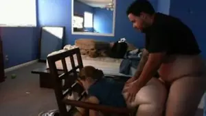 Arab wife drilled by husband from behind