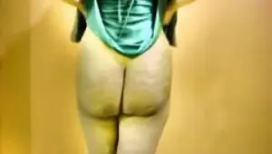 Woman in green