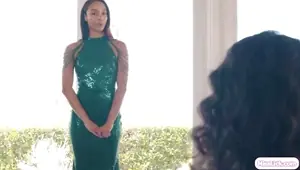 Lesbian milf pussy licking ebony model