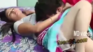 he is preparing to enter into her vagina