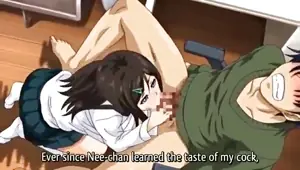 Erotic anime sexy cumshot