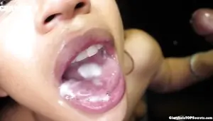Damn girl, you think 10 cumshots is enough?