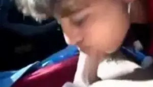Latin dude sucked off by girlfriend