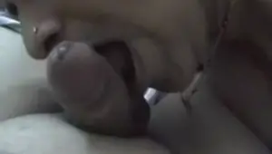Closeup amateur blowjob