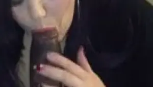 Busty amateur handles a BBC