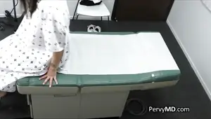 Big ass and big tit threesome with lucky doctor