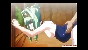 Green haired Asian is a bit of a whore