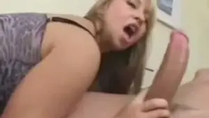 White girls try out monster cocks