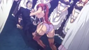 Dirty animated teen riding an old man hard