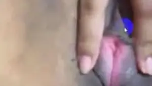 Teen shows her small pussy