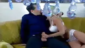 Bewitching underwear clad aunt getting fucked by her dirty nephew