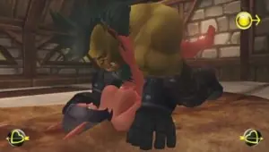 Monster has two babes to bone