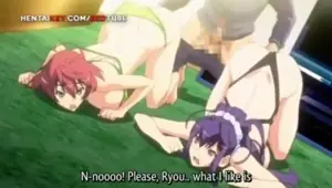 Two good friends banged hard at the same time