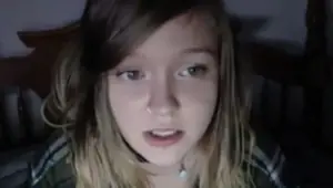 Super busty teen shows off on cam