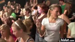 Pretty babes get to suck big cocks