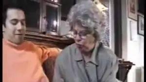 Granny gets a young babe