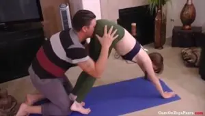 Sexy yoga babe