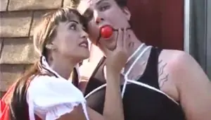 Kinky bdsm cosplay