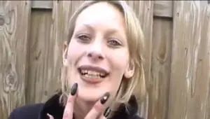 Belgian babe sucking her man while he drives