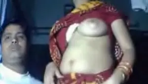 Slowly getting undressed