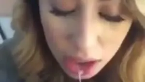 Pretty amateur bestows a great blow
