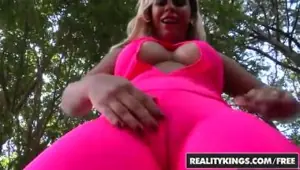 Hot Brazilian blonde with amazing body