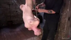 Suspended teasing bondage