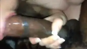 Amateur interracial blowjob