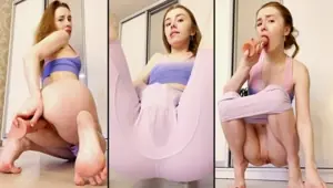 While playing sports, I got really horny and started masturbating like crazy :
