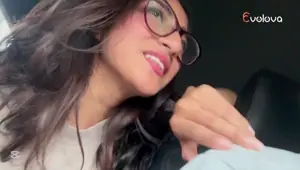 Uber driver CREAMPIE with sexy Big Ass Evolova Sex Doll