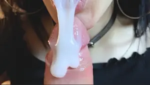 ASMR Best Blowjob Of Your Life You Ever Seen, Huge Cumshot In Mouth SadAndWet