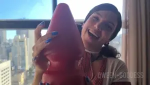 Babe girl anal deep fucking training