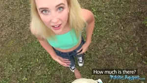 Public Agent Lost American girl in Europe gets directions to locals big cock and has sex outside!