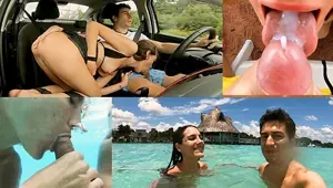 Roadtrip Sucking, Flashing and Public Blowjob Amateur Couple MySweetApple