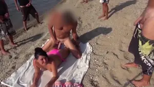 Public! Mass meet up at Banana Beach with guaranteed cumshot