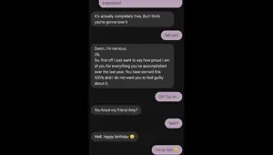 Sorry I Missed your Birthday, but I'll let you Fuck my Best Friend